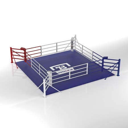 Купить Ринг боксерский напольный Totalbox на упорах 5х5м в Шиханах 